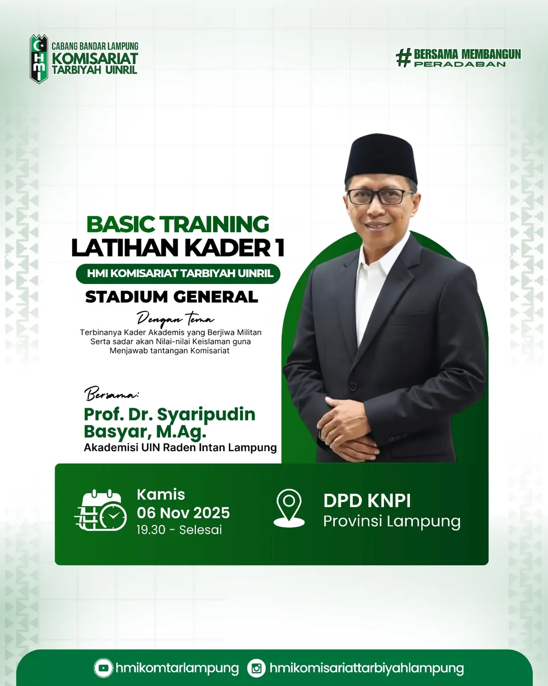 BASIC TRAINING (LATIHAN KADER 1)